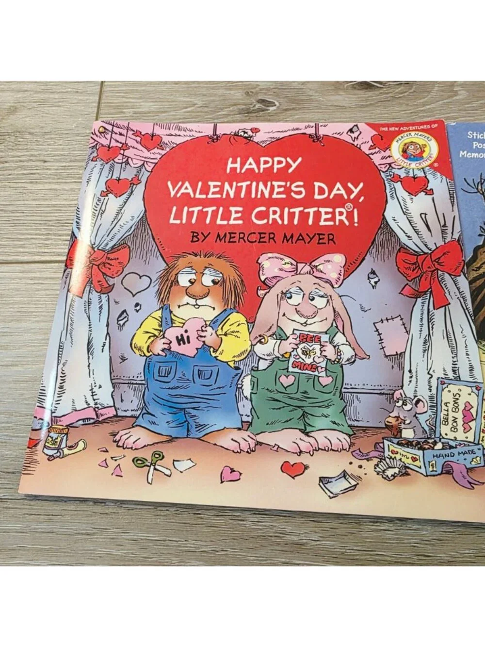 2 Holiday Little Critter Kid Books Trick or Treat Halloween Valentine's Day